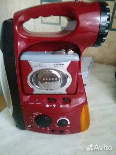 Фонарь аккумуляторный- музыкальный центр