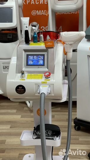 Аппарат Удаление тату, карбоновый пилинг,YAG лазер