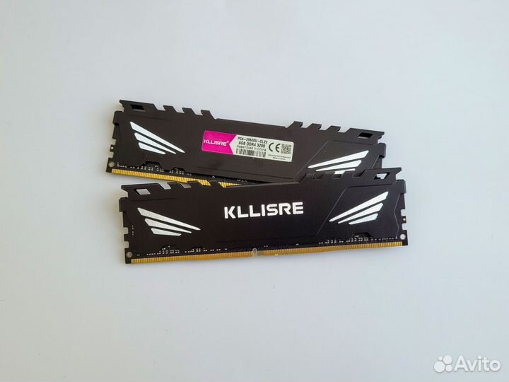 Kllisre DDR4 KiT 2x8Гб 3200Мгц