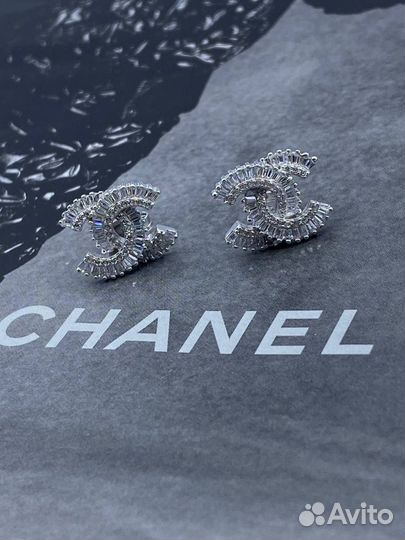 Серьги chanel