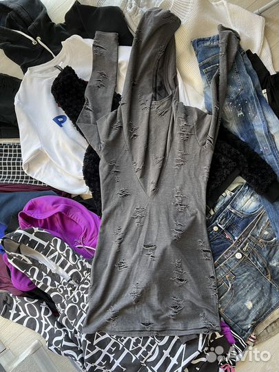 Большой пакет женской одежды бренды
