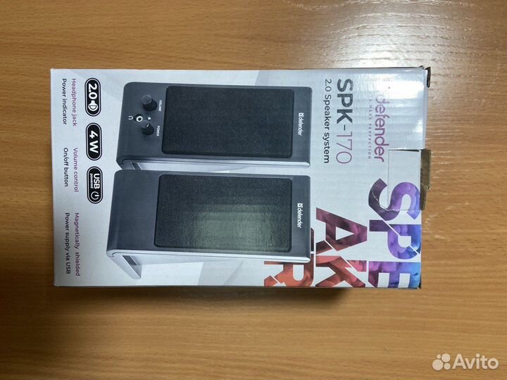 Колонки Defender 2.0 SPK 170 4W, USB