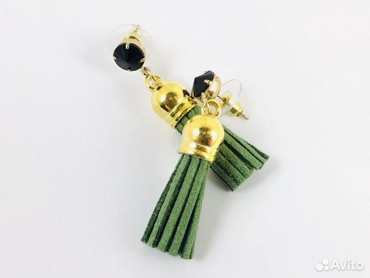 Серьги-кисточки 