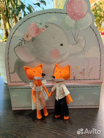 Лисички из фетра лис лисёнок