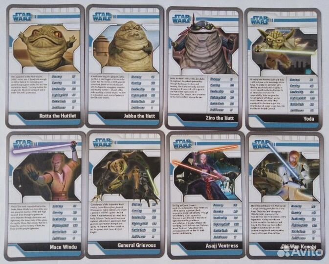 Карточки Top Trumps Star Wars The clone wars