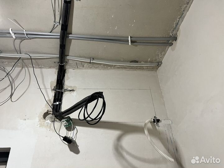 Установка кондиционеров закладка трассы