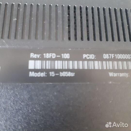 Ноутбук HP pavilion 15