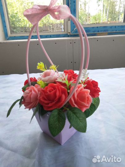 Букет из мыла