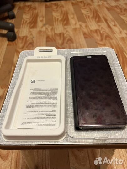 Чехол книжка на samsung galaxy А8+