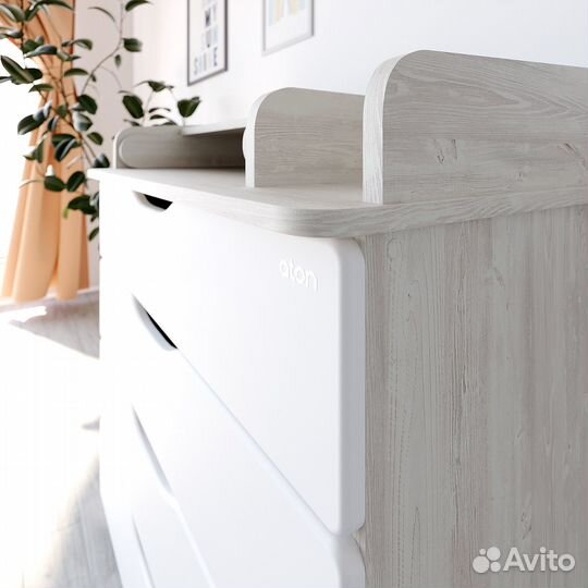 Атон Комод Сириус-2 wood 804 пвх сосна касцина