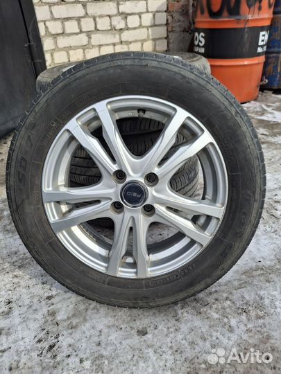 Летняя резина на литых дисках