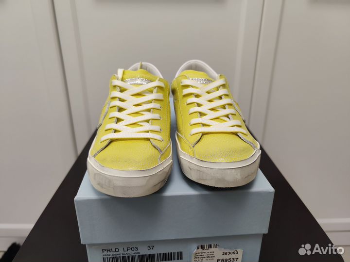 Желтые кеды Philippe Model Sneakers