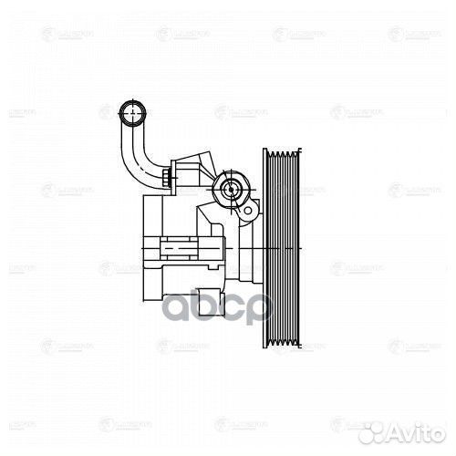 Насос гур для а/м Chevrolet Lacetti (04) /Captiva
