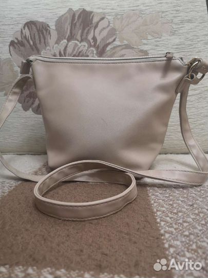 Сумка женская бежевая