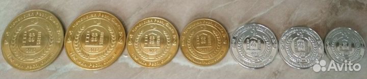 Чеченская республика 2012г. Набор монет