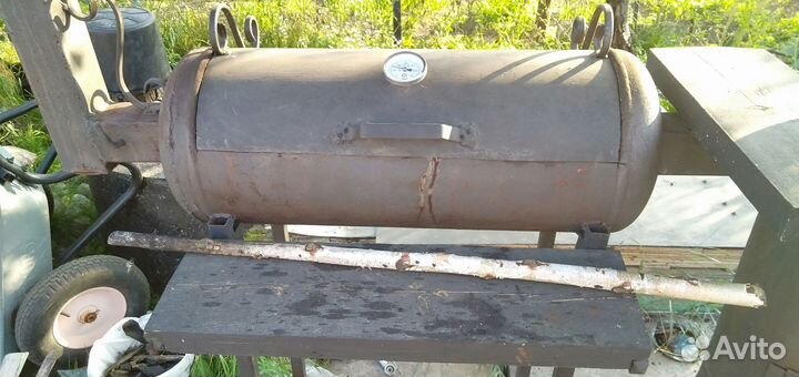 Мангальная зона с крышей