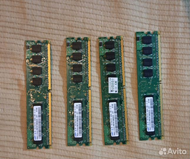 Оперативная память ddr2 1gb samsung