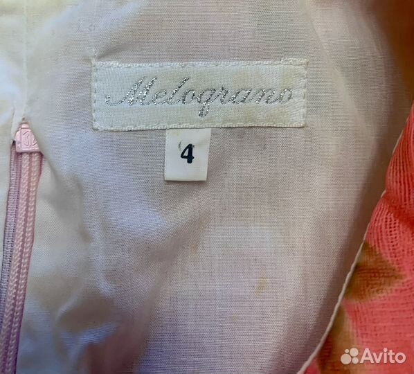 Платье для девочки 4лет