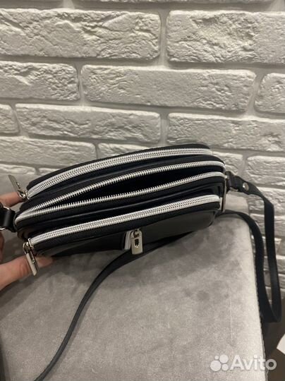 Сумка genuine leather италия