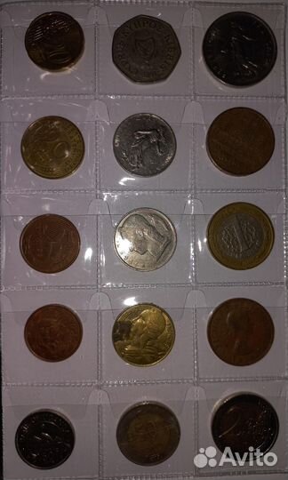 Коллекция из 78-ми монет