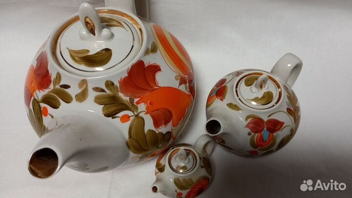 Набор чайников Золотые петушки Городница СССР