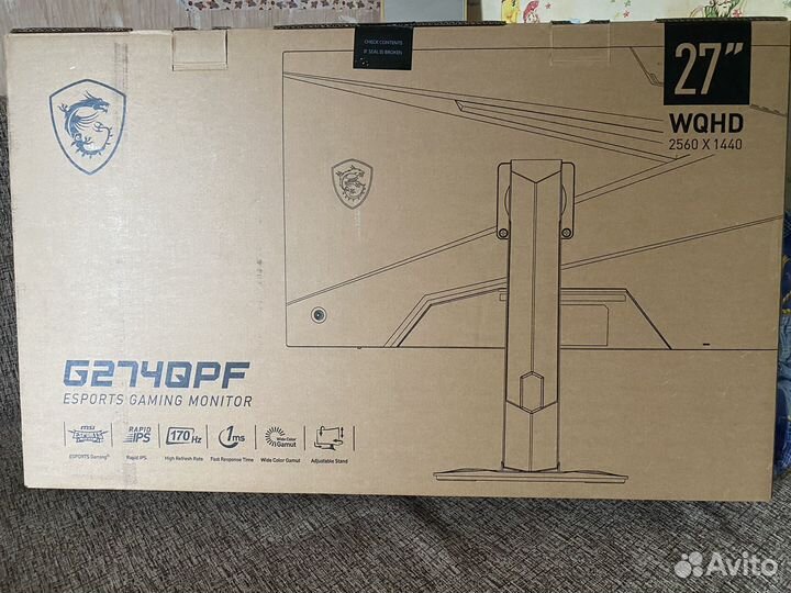 Монитор msi 27