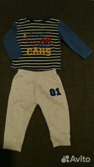 Вещи на мальчика Mothercare, 9-12 мес