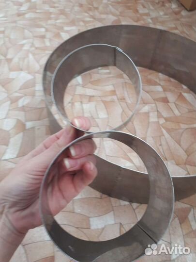 Кольца для торта нержавейка.сталь