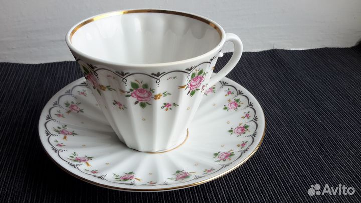 Чайная пара Фарфор Л Ф З