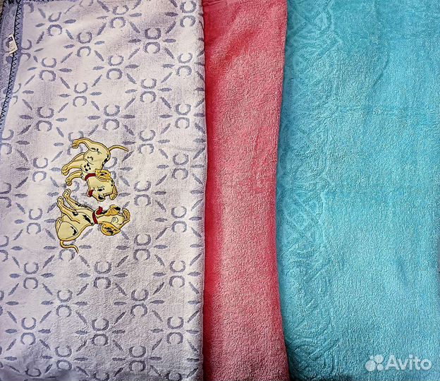 Новые махровые банные полотенца