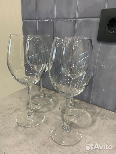 Винные бокалы 4шт