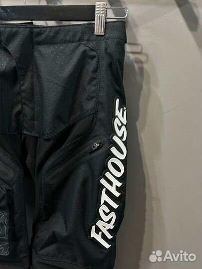 Мотоштаны Fasthouse Off-road Pant - Black/White