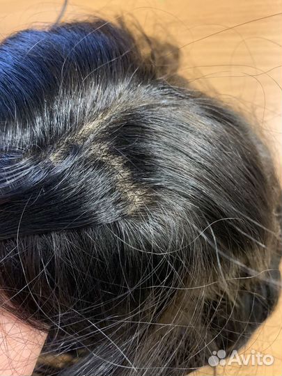 Полусистема парик Clip Hair из натуральных волос