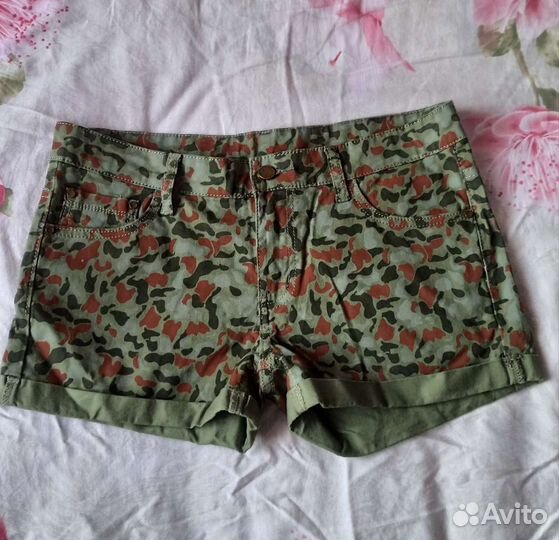 Шорты джинсовые кафуляж новые