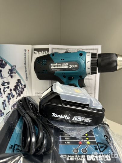 Дрель шуруповерт Makita DDF 453 LXT 18V