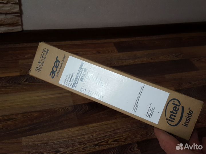 Коробка от ноутбука Acer Aspire E15