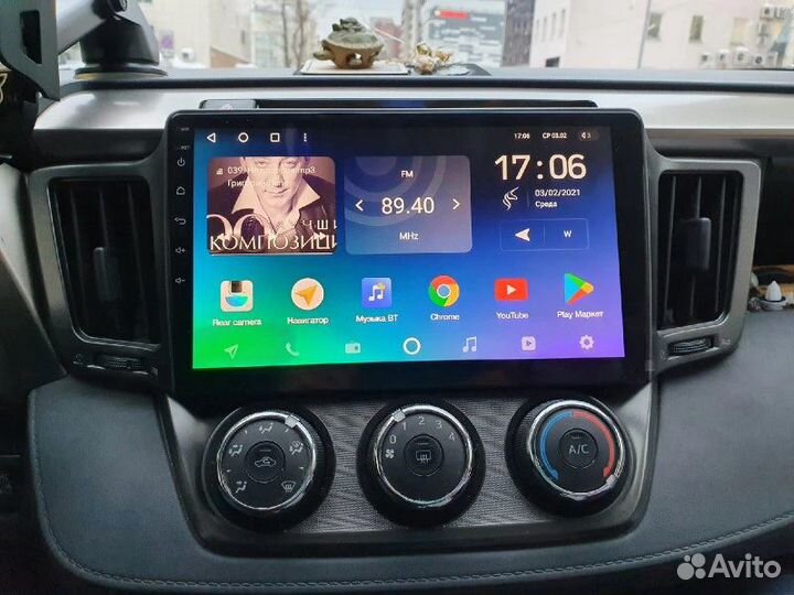 Штатная магнитола Toyota RAV4 Android