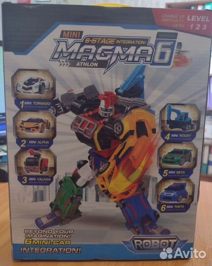 Трансформер тобот магма 6