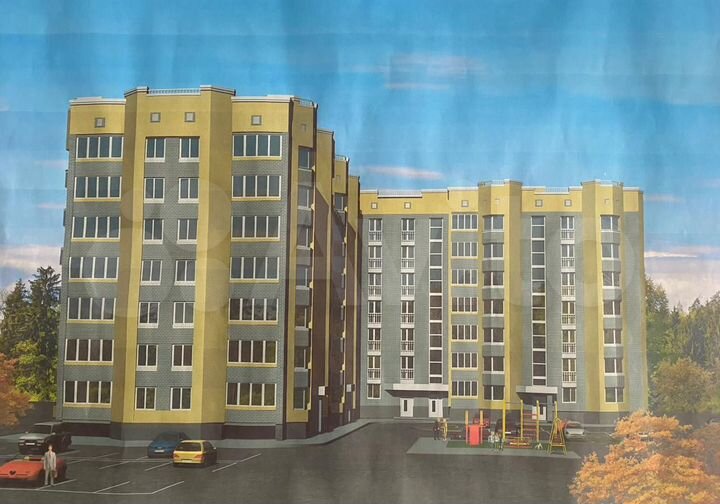 2-к. квартира, 62 м², 4/7 эт.