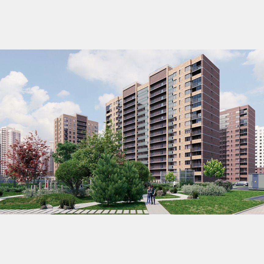2-к. квартира, 45,4 м², 25/27 эт.