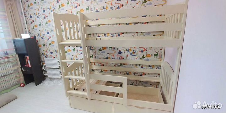 Кровать двухъярусная от 3 лет