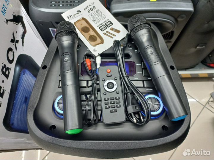 Большая bluetooth колонка 800вт eltronic