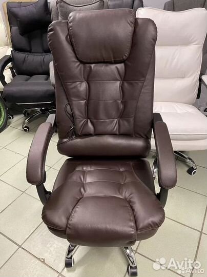 Компьютерное игровое кресло геймерское с массажем