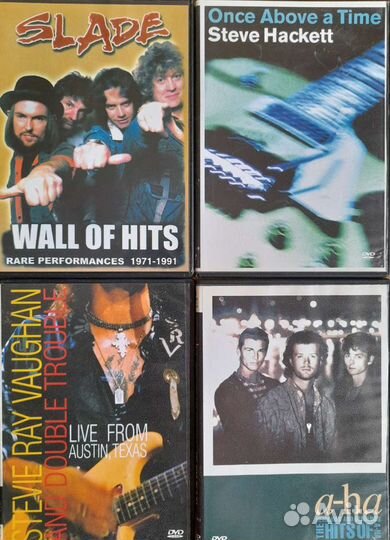 Музыка на двд дисках, классика рока и металла