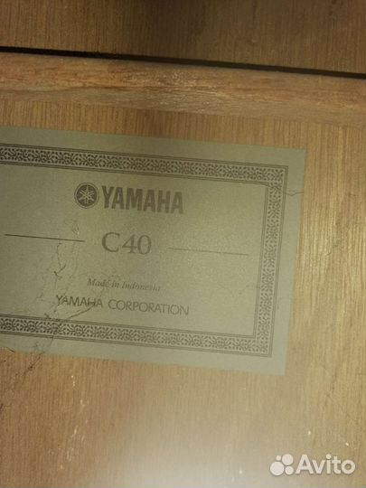 Гитара yamaha c 40