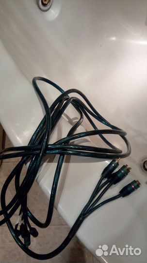 Аудио кабель.провода Gold Japan