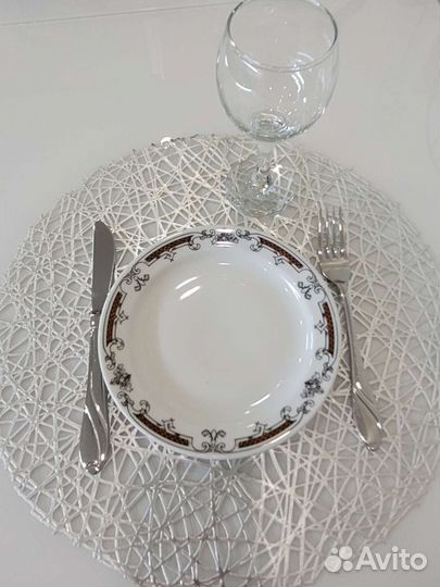 Набор салфеток сервировочных на стол «Паутинка»