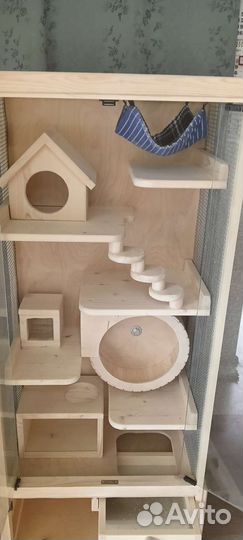 Витрина-Клетка для шиншилл, дегу, белок и тд