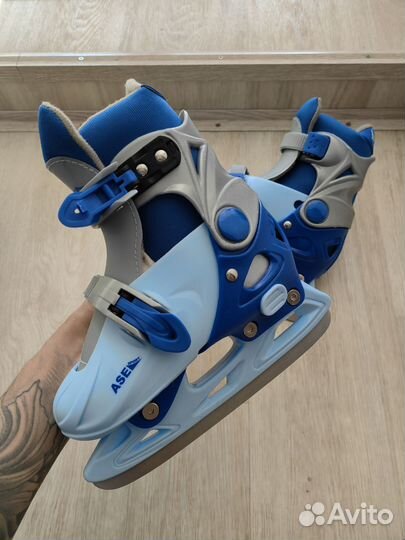 Коньки раздвижные детские хоккейные 28-31 размер