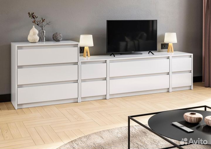 Стенка Айден Белый не IKEA